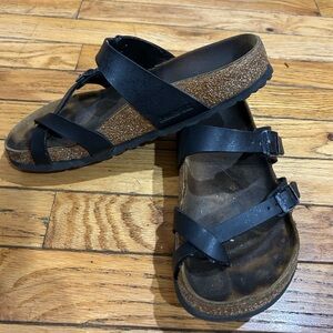 Birkenstock Mayari Toe Loop Black Sandals